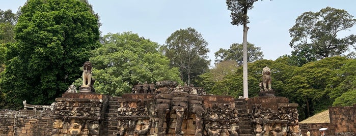 Terrace of the Elephants is one of Siem Reap, Cambodia.