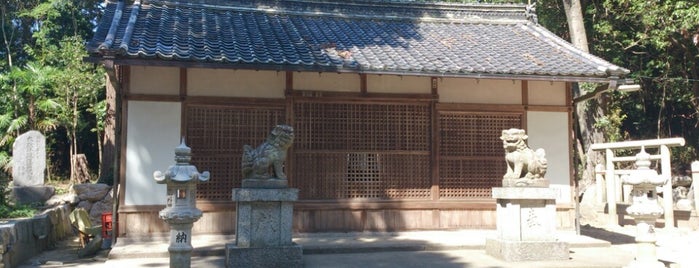 志貴御県坐神社 is one of 大和の御縣神社.