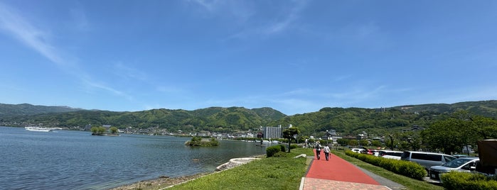 諏訪市湖畔公園 is one of 優れた風景・施設.