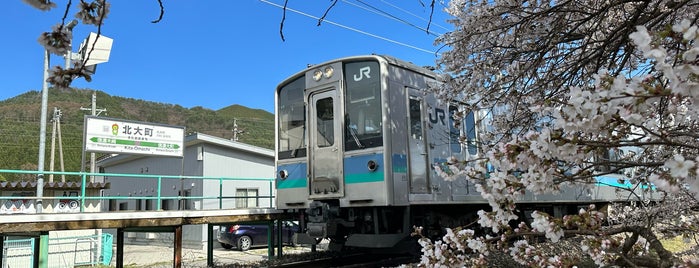 北大町駅 is one of JR 고신에쓰지방역 (JR 甲信越地方の駅).