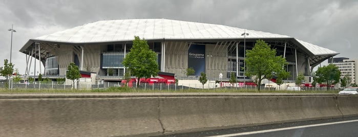Groupama Stadium is one of Lyon 06/2016.