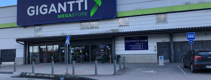 Gigantti Megastore is one of Finland.