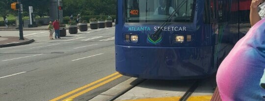 Atlanta Streetcar - Centennial Olympic Park is one of Mike’s Liked Places.