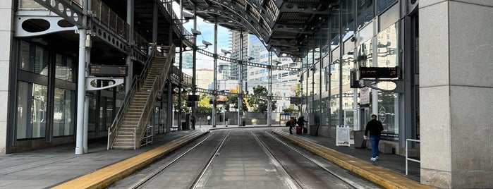 America Plaza Trolley Station is one of Must Do's While in San Diego.