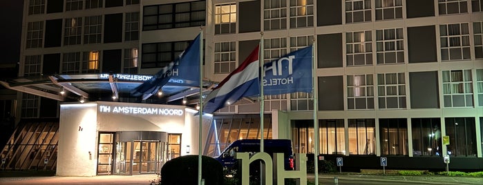 Hotel NH Amsterdam Noord is one of Tempat yang Disukai Hülya.