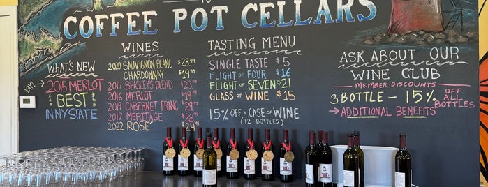 Coffee Pot Cellars is one of North Fork Wineries, the Good Ones.