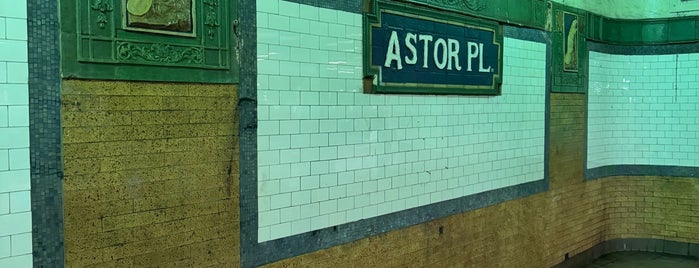 MTA Subway - Astor Pl (6) is one of NYC Subways 4/5/6.