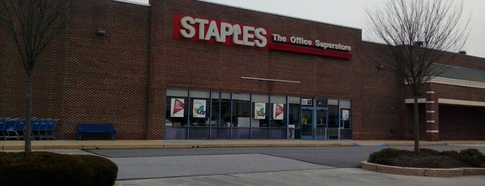 Staples is one of Exton Daily or So Stops.