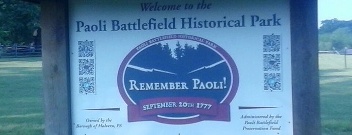 Paoli Battlefield is one of Pennsylvania Pee Wees.