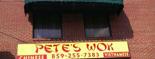 Pete's Wok is one of The 13 Best Places for Cashews in Lexington.