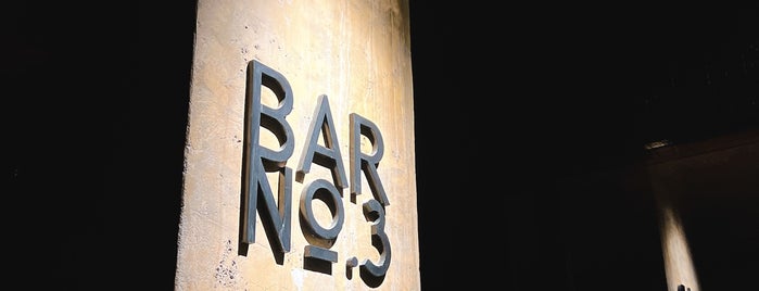 Bar No.3 is one of Sarah Shanghai.