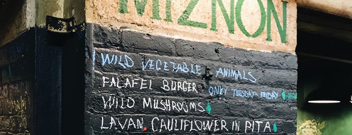 Miznon is one of NYC Notable Burgers.