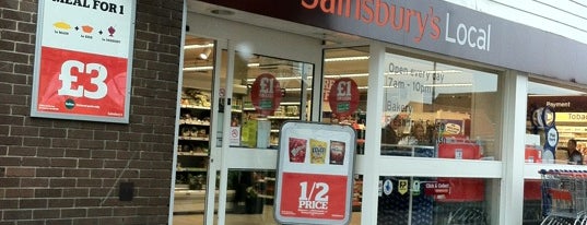 Sainsbury's Local is one of places.