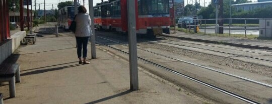 Púchovská (tram, bus) is one of Bratislava MHD Električka 3.