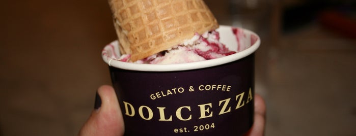 Dolcezza Gelato is one of Lugares favoritos de Rachel.