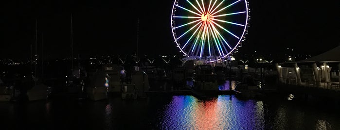 The Capital Wheel at the National Harbor is one of Locais curtidos por Rachel.