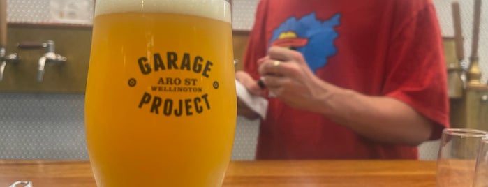 Garage Project Taproom is one of Wellington Breweries.
