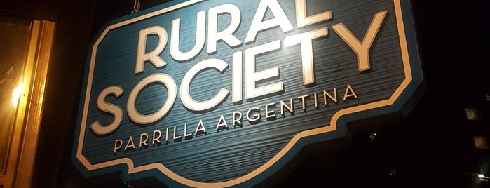 Rural Society is one of dc fall dinning guide.