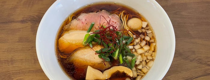 無添加魚介出汁 中華そば 実垂穂 is one of Ramen To-Do リスト4-2.