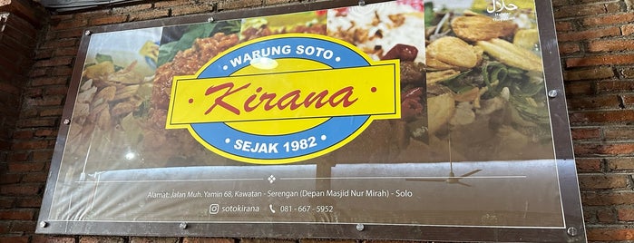 Warung Soto Kirana is one of Solo.