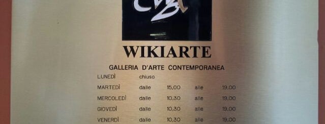 Galleria Wikiarte is one of Art White Night 2012.