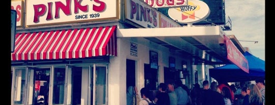 Pink's Hot Dogs is one of West Hollyhwood.