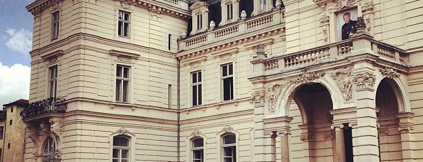 Potocki Palace is one of Lviv.