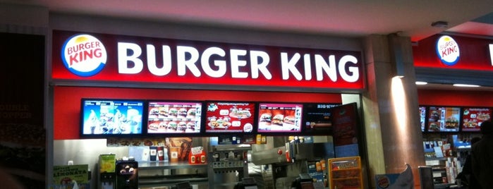 Burger King is one of Lieux qui ont plu à E.