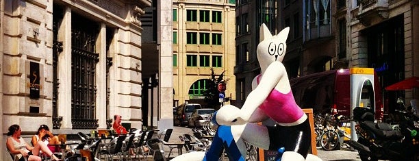 Kattin op een Fiets / La Chatte à Bicyclette is one of Statues de Bruxelles / Standbeelden van Brussel.