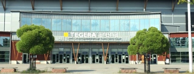 Tegera Arena is one of SHL.