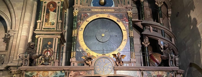 Astronomical Clock is one of Strasbourg France.