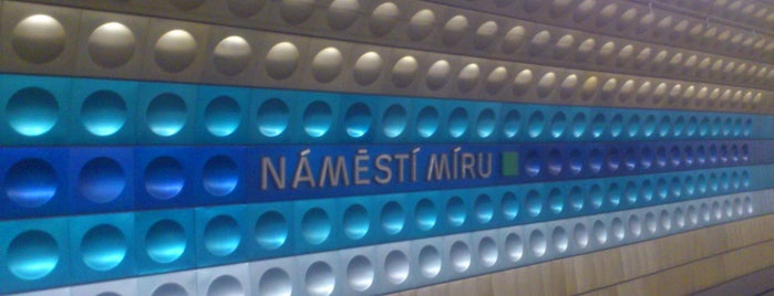 Metro =A= Náměstí Míru is one of Praha.