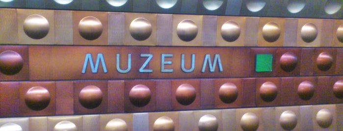 Metro =A= =C= Muzeum is one of Praha.