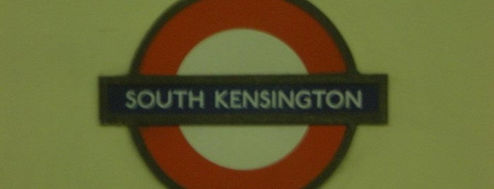 South Kensington London Underground Station is one of London.