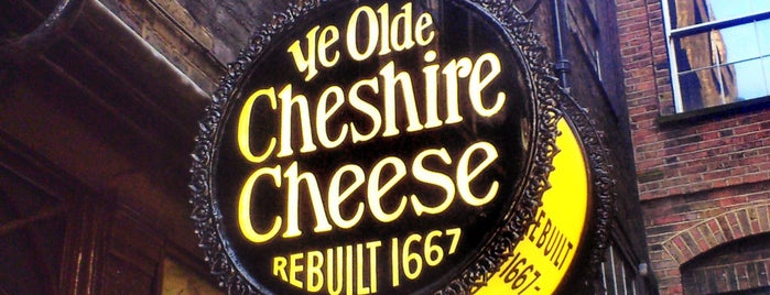 Ye Olde Cheshire Cheese is one of London.