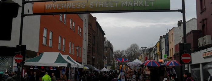 Inverness Street Market is one of London.
