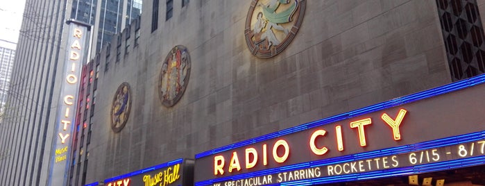 Radio City Music Hall is one of NYC.
