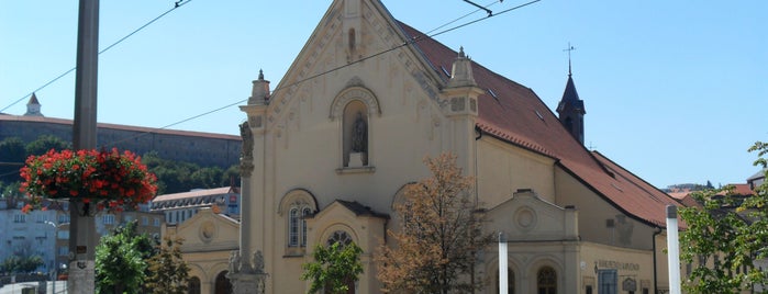 Kostol Kapucínov is one of Bratislava.