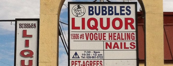Bubbles Liquor is one of Orte, die E gefallen.