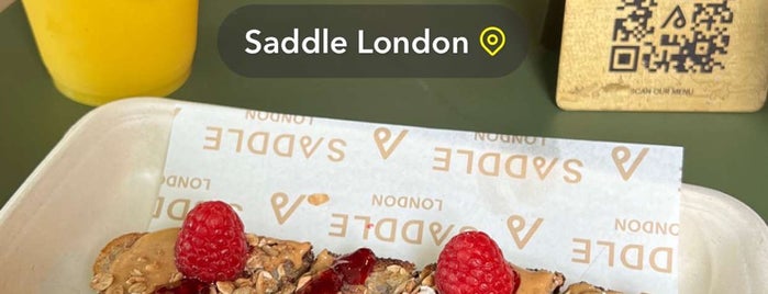 Saddle Cafe is one of London 🇬🇧.