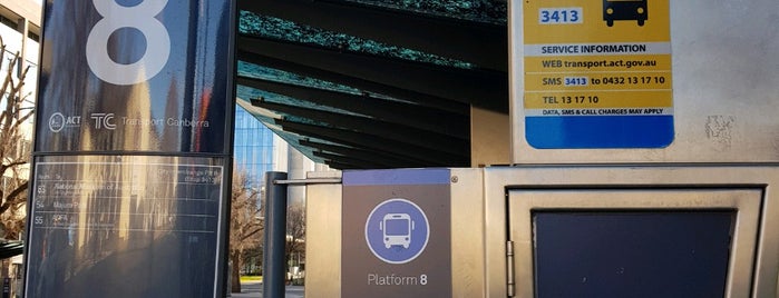 Platform 8 (#3413) is one of Numbered bus stops.