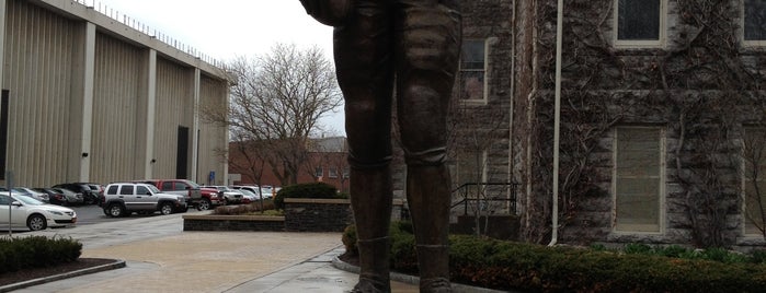 Ernie Davis Statue is one of Cuse.