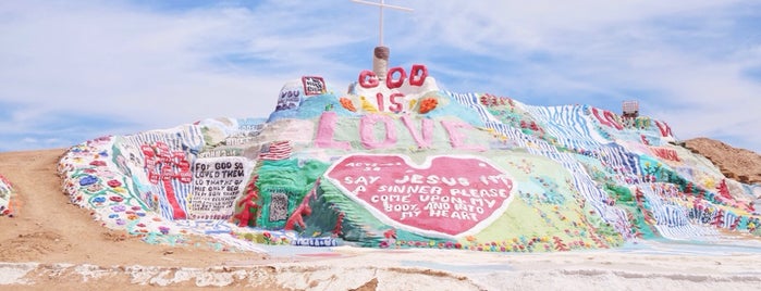 Salvation Mountain is one of California.
