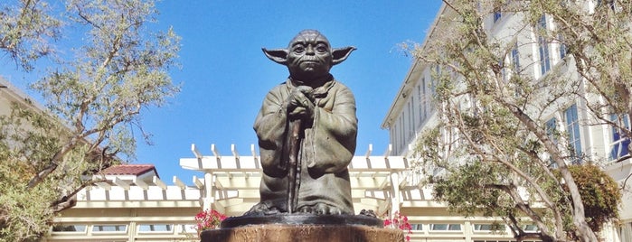 Yoda Fountain is one of California.