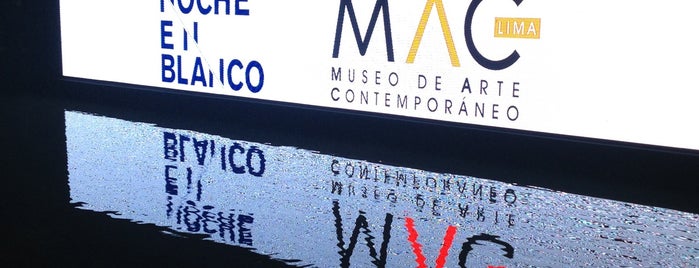 MAC Museo de Arte Contemporáneo is one of Museos de Perú.