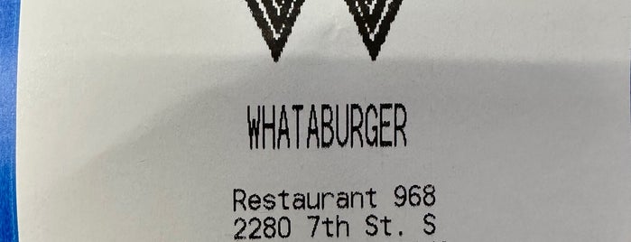 Whataburger is one of Duplicate Places.