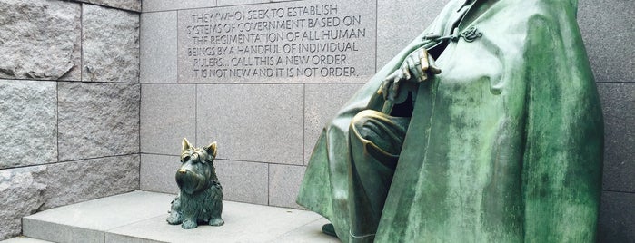 Franklin Delano Roosevelt Memorial is one of Washington, DC.