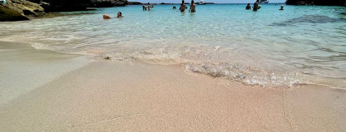 Es Caló Blanc is one of Menorca , Balearic Islands, Spain.