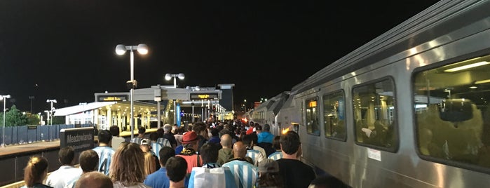 Meadowlands Rail Station is one of Visited-USA East.