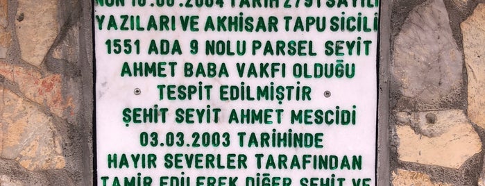 Seyyit Ahmet Türbesi is one of Ege turu.